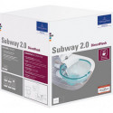 Combi-Pack SUBWAY 2.0 avec WC à paroi profonde DirectFlush et WC-Si blanc VILLEROY & BOCH