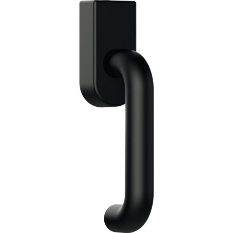 Poignée fenêtre 111PBFGA PA 90 noir profond 35mm verrouillable HEWI