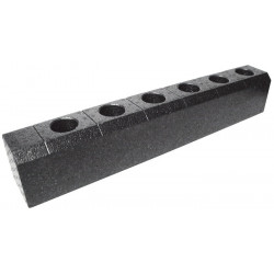 Porte-outil SK40 en polypropylène module 6 pièces l. 595 x P. 90 x H. 101 mm