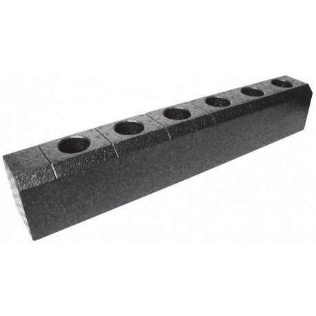 Porte-outil SK40 en polypropylène module 6 pièces l. 595 x P. 90 x H. 101 mm
