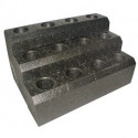 Porte-outil SK40 en support de table polypropylène 12pcs. l. 360 x P. 245 x H. 200 mm