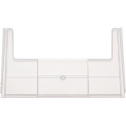 Séparateur pour bac à étagères L.230mm H.132mm, transparent, transparent, ouvert 1 pièce 25 ST.