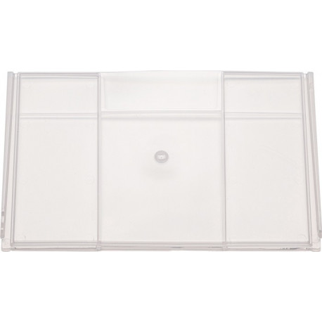 Séparateur pour bac à étagères L.230mm H.132mm polypropylène transparent fermé 1 BT-25 ST