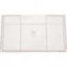 Séparateur pour bac à étagères L.230mm H.132mm polypropylène transparent fermé 1 BT-25 ST