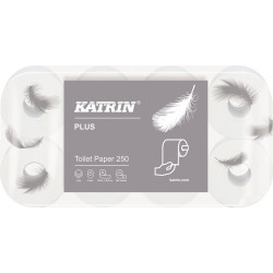 Papier toilette Katrin Plus 250 3 plis 48 feuilles a 250 feuilles-12000 feuilles KATRIN (Par 48)