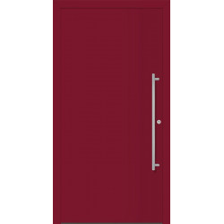 Porte d'entrée en métal Home RAL 3003 B.1100mm H.2100mm DIN gauche RC 2 n.DIN EN 1627 PROMAT