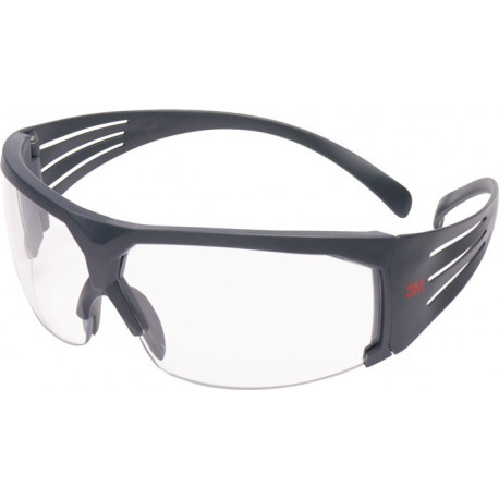 Lunettes de protection SecureFit-SF600 EN 166 branches grises. verres transpare