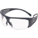 Lunettes de protection SecureFit-SF600 EN 166 branches grises. verres transpare