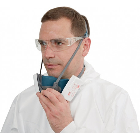 Demi-masque de protection respiratoire 6500QL-Série 6500 EN 140 sans filtre M 3M