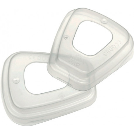 Couvercle de filtre 501 p. des travaux de peinture au pistolet 3M (Par 2)