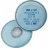 Filtre à particules rond 2128 EN 143:2000 P2 pour 4000370675.-680. -690.-691 3M (Par 20)