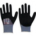Gants LeikaFlex® Brilliant Taille 8 gris/noir PSA II 12 PA LEIPOLD (Par 12)