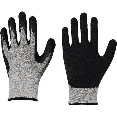 Gants anti-coupures Solidstar 1443 Taille 8 gris/noir EN 388 PSA II 12 PA (Par 12)