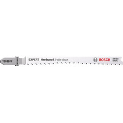 Lame de scie sauteuse Hardwood 2-side T 308 BFP Lg total.117mm Dents.2.2mm 3 unités