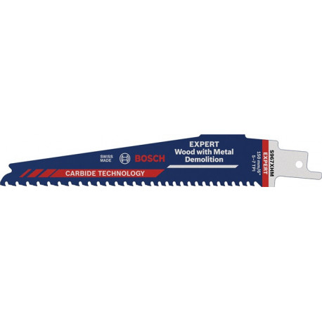 Lame de scie sabre Wood Metal Demolition S 967 XHM L.150mm B.25mm 5mm 1 St./Karte