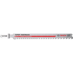 Lame de scie sauteuse Expert Multi Material T 367 XHM Lg total.132mm 3 unités BOSCH
