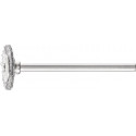 Mini brosse ronde RBU 1602/3 ST 0.10 D16xB2xL3 mm acier PFERD (Par 10)
