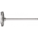Mini brosse ronde RBU 1902/3 INOX 0.10 D19xl2xL5 mm VA PFERD (Par 10)