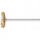 Mini brosse ronde RBU 1602/3 MES 0.10 D16xB2xL3 mm laiton PFERD (Par 10)