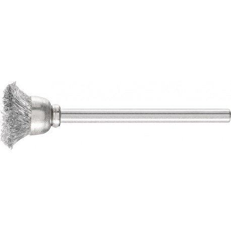 Mini brosse boisseau TBU 1503/3 ST 0.10 D15xl3xL5 mm acier PFERD (Par 10)