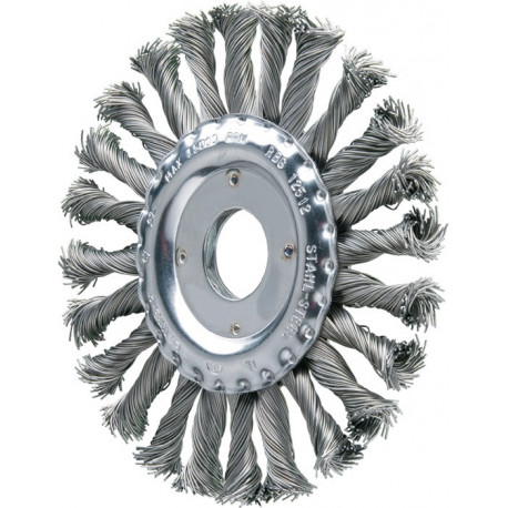 Brosse plate RBG 11512/22.2 CT ST 0.50 D. 115 mm épaisseur de fil 0.5 mm acier 1