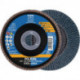 Disque à lamelles POLIFAN Z PSF STEELOX D. 125 mm granulation Z-40 conique INOX (Par 10)