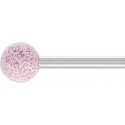 Meule sur tige STEEL EDGE D8xH8 mm 48 mm 6 mm corindon supérieur AR 46 KU PFERD (Par 10)