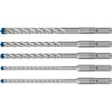 Coffret de 5x forets pour perforateur Expert SDS plus-7X (pour Béton armé, Ø 6-10 mm, Accessoire Marteau burineur)