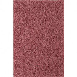 Pad à main POLINOX L224xl154 mm très grossier 80 brun rouge PFERD