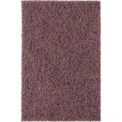 Pad à main POLINOX L224xl154 mm grossier 100 brun rouge PFERD