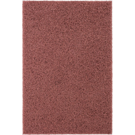 Pad à main POLINOX L224xl154 mm fin 280 brun rouge PFERD