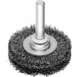 Brosse plate RBU 4009/6 ST 0.20 D. 40 mm 6 mm épaisseur de fil 0.2 mm acier 9 mm