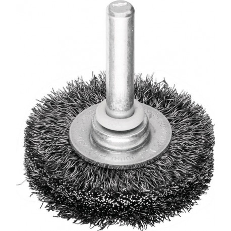 Brosse plate RBU 4009/6 ST 0.20 D. 40 mm 6 mm épaisseur de fil 0.2 mm acier 9 mm