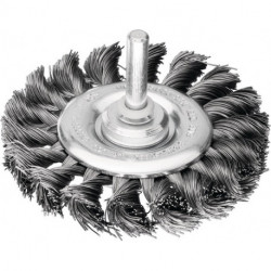 Brosse plate RBG 7012/6 ST 0.35 D. 70 mm 6 mm épaisseur de fil 0.35 mm acier 12