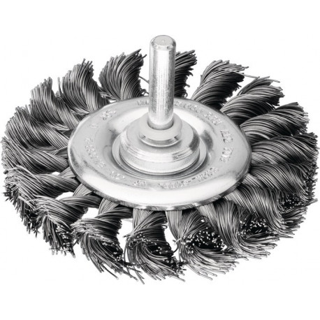 Brosse plate RBG 7012/6 ST 0.35 D. 70 mm 6 mm épaisseur de fil 0.35 mm acier 12