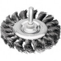 Brosse plate RBG 7012/6 ST 0.35 D. 70 mm 6 mm épaisseur de fil 0.35 mm acier 12