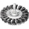 Brosse plate RBG 7012/6 ST 0.35 D. 70 mm 6 mm épaisseur de fil 0.35 mm acier 12