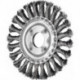 Brosse plate RBG 11512/22.2 ST 0.50 D. 115 mm épaisseur de fil 0.5 mm acier 12 m