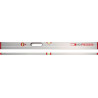 Niveau à bulles SUPERROBUST R 1000 695 ED 180cm Alu argenté ± 03mm/m BMI
