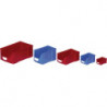 Boîtes de rangement ouvertes L167/140xl104xH76mm PE rouge LOCKWEILER (Par 42)