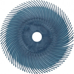Disque à brosses radiales RB-ZB Type C D.75mm K.120 blanc 20000min-¹ 3M