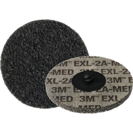 Disque compact non tissé Scotch Brite™ XL-DR D.50,8mm fine gris 22100min-¹ 3M (Par 15)