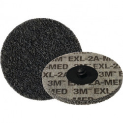 Disque compact non tissé Scotch Brite™ XL-DR D.50,8mm medium gris 22100min-¹ 3M (Par 15)