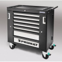 Servante d’atelier PROFI 7 tiroirs 2 compart. lat.avec portes l.xHxP: 910x474x8