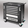 Servante d’atelier PROFI 7 tiroirs 2 compart. lat.avec portes l.xHxP: 910x474x8