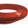 Tube composé PE-RT / AL rouge 14 x 2 mm, bague, UE 200 m MULTITUBO