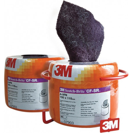 Pad main Scotch Brite™ CF-SR L115xl150mm very fine 400 violet 3M