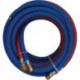 Tuyau de soudage autogène jumelé longueur 20 m D. intérieur 6/6 mm épaisseur du mur 9/9 mm bleu/rouge