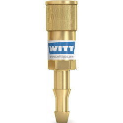 Raccord pour tuyau SK 100-1. SK 100-2 gaz combustible 9 mm corps WITT