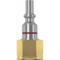 Raccord pour tuyau SK 100-1 oxygène G 1/4 po. RH MG tige WITT